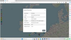 Gazetteer with Nearby Placename Modal